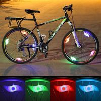 Mountain bike road bikes light night riding wheels willow lights spoke warning decorative silicone lights a46281a