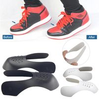 Sapatos escudo para sneaker anti vinco enrugado dobram sapato suporte toe tampa esporte bola cabeça maca cair tornozelo