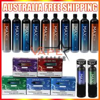 Barra de aire Max Vape Vape Pen E Dispositivo de cigarrillo con batería de 1250mAh 6.5ml POD 2000 Puffs Vapes Kit Australia