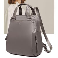 Backpack Solid Color Women' S Waterproof Nylon Simple Sc...