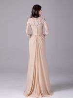 Sexy Prom Kleid Vintage Perlen formale Abendkleid Long Plus Size Party Top Vollspitze Brautjungfer Kleid