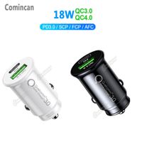 Car charger qc3. 0 TYPE- C fast charge PD Double USB Charger f...