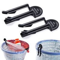 Clipes de saco lixo lixo clipe de plástico resíduos úteis lata lixo braçadeira titular lixo para cozinha banheiro Acessoe Cozinha