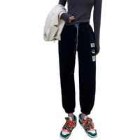 Kadın Pantolon Capris Kadınlar Hata Spor Sweatpants Düz Geniş Bacak Gevşek Yüksek Kalite İpli Koşu 3D Logo Moda Rahat Pantolon