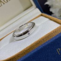 Posesión serie anillo rotatable rotatable 18k chapado en oro plata esterlina de alta calidad de lujo joyería de lujo diseñador de marca solitario anillos de diamante exquisito regalo