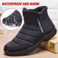 2021 Winter Boots Men Waterproof Snow Shoes Flat Casual Winter Shoes Ankle Boots for Wo Plus Size Couple