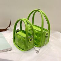 Evening Bags Mini Tote Bag 2021 Summer High- quality PU Leath...