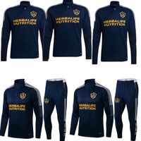 Top Quality Angeles La Galáxia Futebol Tracksuit Chicharito Tracksuits Navy Quarter-Zip Jacket 2021 2022 Futebol Jogging Training Suits Viagens Pant