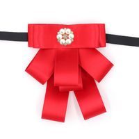 Hals Krawatten Einfache Mode Fliege Handgemachte Schmuck für Männer Frau Koreanische Version College Stil Mädchen Hemd Zubehör Kristallkragen Blume