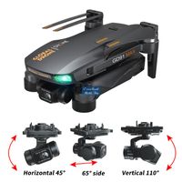 GD91 Max Drone 3 Eksenli Gimble Anti-Shake 5G 6K-Kamera 50x Zoom Fırçasız Motor GPS Akıllı İzleyin RC Mesafe 1.2Km 25 Dakika Sinek Zamanı