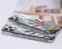 Luxus Glitter Diamant Bling Blatt Telefon Hüllen Foriphone 11 Pro Schutzhülle für iPhone 7 8 PLUS X XR XS MAX SE2