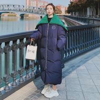 Mulheres para baixo parkas jaqueta de inverno coreano solto cordeiro lã casaco feminino costura longa personalidade lapela moda quilt casual engrossar algodão