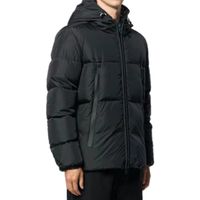 Мужская куртка зимнее пальто вскользь мода ветровка утка писем вышивка толщиной теплый высококачественный высококачественный парки куртки