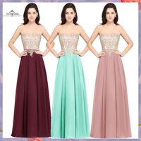 Sexy Abendkleid Illusion Sweetheart Robe De Soiree Backless Abends Prom Kleid Strand Sommer Backless Kleidung Vestid CPS620
