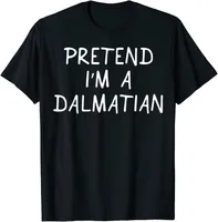 Erkek Tişörtleri Cadılar Bayramı Dalmatian Kostüm Erkek Kadın Yetişkin Dalmation T-Shirt