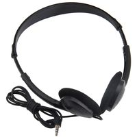 Casque à tête câblée Casquette Basse Stéréo Écouteurs Réglable 3.5mm Aux pour Téléphone MP3 PC PC School Enfants Étudiants Headphone