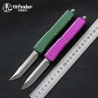 Tactical Combat knife Automatic EDC D2 Blade OUT the front k...