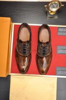Hanmce Luxury Man Designer Dress Shoe High Quality Slip-On Genuine Leather Fashion Loafer Shoes For Men