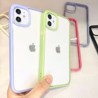 Candy Colors Soft Thickness Protective Phone Cases Acrylic T...