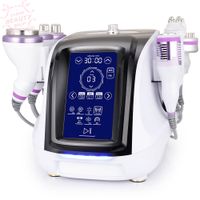 Yeni ultrasonik 8 in 1 40 k kavitasyon RF vücut şekillendirme yüz bakım spa makinesi