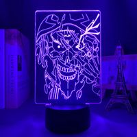 Night Lights Overlord Ainz Ooal Gown Anime Led Light For Bed...