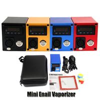 Mini Dnail Email Vaporizer E-Zigarette Kits Temperatursteuerung Heizkasten Mod Wachskonzentrat DAB Gerät Zubehör High qualitäta01