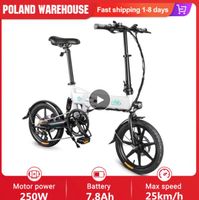 EU STOCK Bike FIIDO D2S Shifting Version 36V 7. 8Ah 250W 16 I...