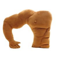 Almofada / almofada / decorativo travesseiro desenhos animados braço muscle macho almofada namorado dormir pescoço de viagem corpo joelho presente