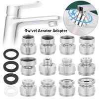 Bathroom Sink Faucets Accessories Kitchen Faucet Fittings 360 Degree Adjustable Swivel Aerator Adapter Tap Connector