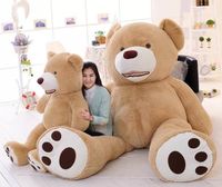 Große riesige Teddybären stufened Plüsch Tiere Spielzeug 78 "/ 53" /39.5 "Hohe Qualität Geburtstag Valentinstag Geschenke Großer Teddybär