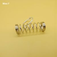 Spring Ring Puzzle Classic Chinese Metal Toys Games Brainedeaser Trick Gadget