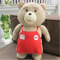 Big Size Ted The Bear Gevulde Pluche Doll Bear Toys 18 "(45cm) Hoge kwaliteit