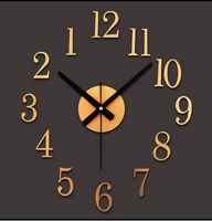 Motor invertido reloj de pared digital DIY reloj de pared decorativos pegatinas de pared en el sentido de las agujas del reloj relojes creativos lindo cuando se invierte