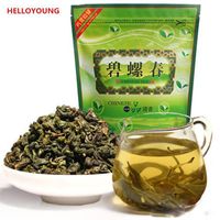 250g té verde orgánico chino biluochun té crudo nuevo té de primavera sellado sellado sellado preferencia de envasado