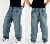 2015 новая мода популярные скейтборд брюки мешковатые джинсы уличный танец мужская хип-хоп досуг брюки Брюки большой размер 30-46 -028#