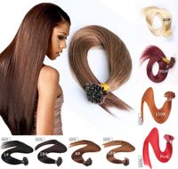 Top Note 9A - Jungfrau Menschenhaar u Tipp in den Haarverlängerungen Verschiedene Farbe Großhandel Indische Remy Haarverlängerungen