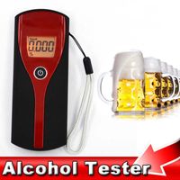 Alkohol Test Detection Tools Digital Alert Andning Tester LCD Display med hörbara varningar Snabbt svar Parkering Breathalyser Testers diagnosverktyg
