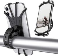 Cep Telefonu Bağları Tutucular 1 ADET Evrensel Darbeye Dayanıklı Elastik Silikon Dağı Tutucu Standı Sürme Bisiklet Bisiklet MTB Bisiklet DVR GPS Destek Sutyen