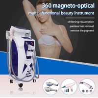 2020 Best Double 4 in1 OPT IPL SHR Hair Remove+Laser Q Switche 1064 532 1320 Tattoo Removal+RF Face Lift Beauty Equipment
