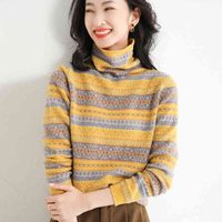 Women' s Sweaters Basic turtlenecks blouses Autumn tops ...