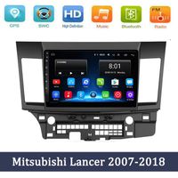 자동차 비디오 안드로이드 10.0 DVD 멀티미디어 무선 플레이어 Mitsubishi Lancer 2007-2021 10.1 인치 2din GPS 스테레오
