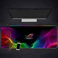 Mouse Pads & Wrist Rests Anime ROG RGB Gaming Pad Gamer Comp...