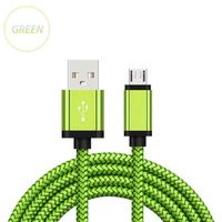 USB Cable Micro Usb TYPE-C Cables 3FT 6FT 9FT Nylon Braided Data Sync Quick Charge Cord Cable For Samsung LG Android Smartphone OM-U2