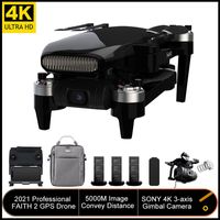 Fight 2 GPS Drone 4k Profesional 3-Axis Gimbal EIS Camera Quadcopter 35mins Flight Time 5KM FPV Transmission For User Drones