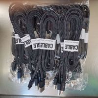 1M Metal Housing Braided Noodle Type- C Cables High Speed Dat...