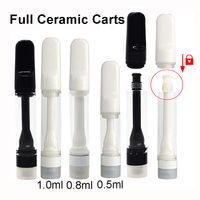 Full Ceramic Carts Vape Cartridges 0. 5ml 1. 0ml 0. 8ml Childpr...