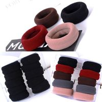 2 5   10 sets From soft elastic rubber to women's and girls' hair, fashionable hair accsori