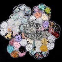 Nail Art Decorations 1 Wheel Mixed Size Style Deco Pearl 3D Rhinestones Cute Bow Tie DIY Charm Decoration Jewelry Accessories