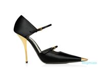 fashion-Gold Heel Metal toe Silk Satin Cut out Shllow Prom Party Pumps Lady Single Shoes