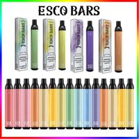 Esco bars 2500 퍼프 일회용 전자 담배 vape 포드 6ml 사전 채워진 포드 증발기 1000mah VS Bang XXL Extra Ultra Bar Geek vapes